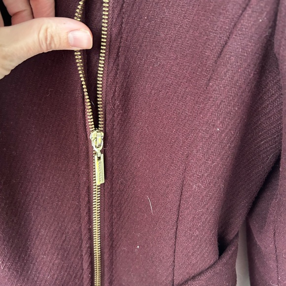 Cole Haan Signature Wool Belted Duffle Coat winter holiday women’s size 6 - Picture 5 of 9